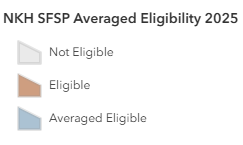 map legend for eligibility